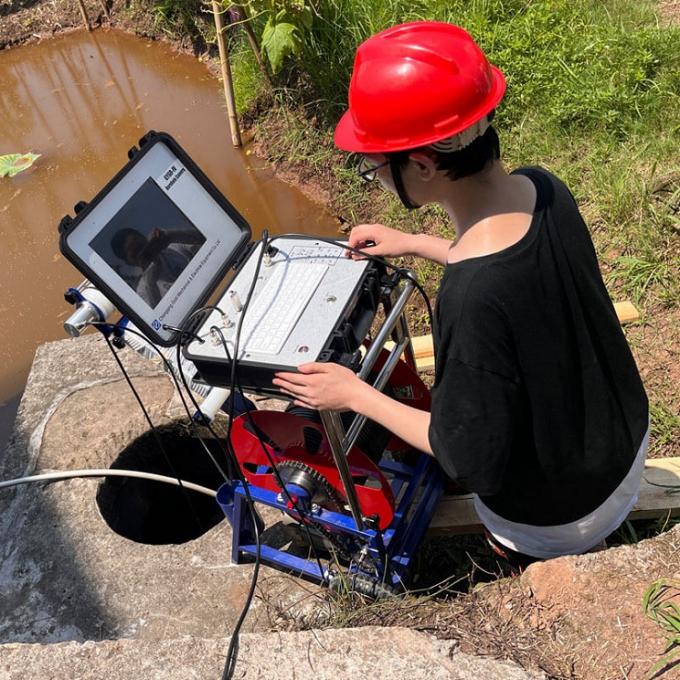1000 Lux Borehole Inspection Camera Deep Well Explorer Inspection System