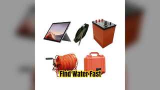 Trouver un instrument géophysique rapide à l'eau