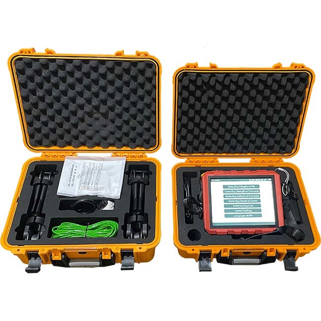 Pit Section Instruments PIT Pile Integrity Test Instrument Ultrasonic Foundation Multi Channel