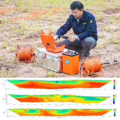 Gerät zur Prüfung der elektrischen Oberflächenwiderstandsfähigkeit 3D-Widerstandsmesser Bildgebung Unterwassergold Geophysikalische Explorationsgeräte