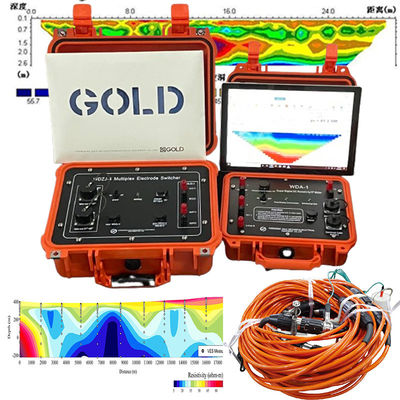 Widerstandskraft-Meter-Übersichts-Instrument des 2D multi Kanal-3D geophysikalisches