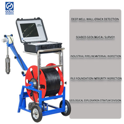 Heavy-Duty Steel Rotary Borehole Inspection Camera for Industrial Pipeline Borehole Tests