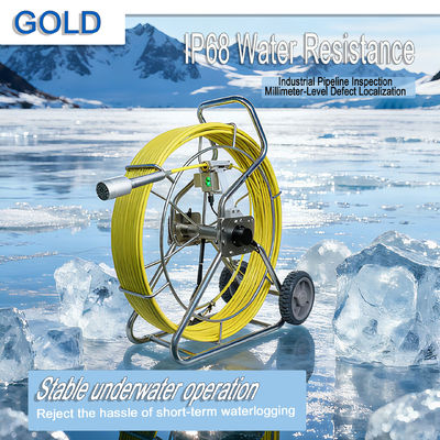 GYGD - V Push Rod Pipe Inspection Camera: 140° Wide CCD For Municipal Drainage Pipes